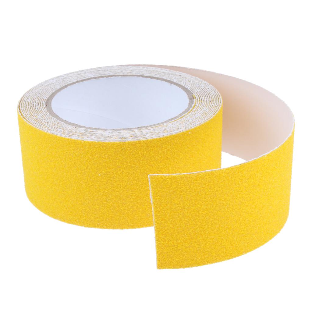 Abrasive Adhesive Tape Anti Slip Safety Tape Non Skid Stair Step Grip Boat Yellow