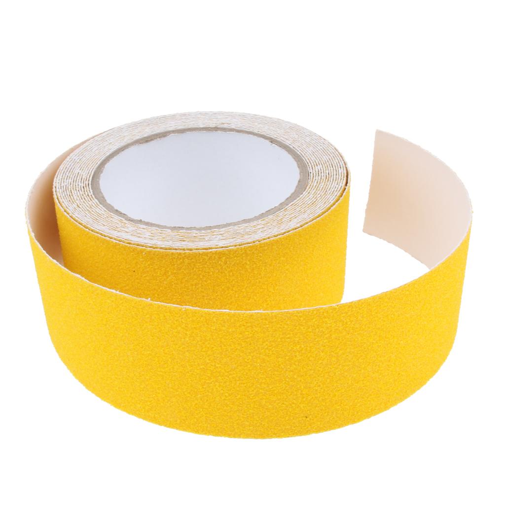 Abrasive Adhesive Tape Anti Slip Safety Tape Non Skid Stair Step Grip Boat Yellow