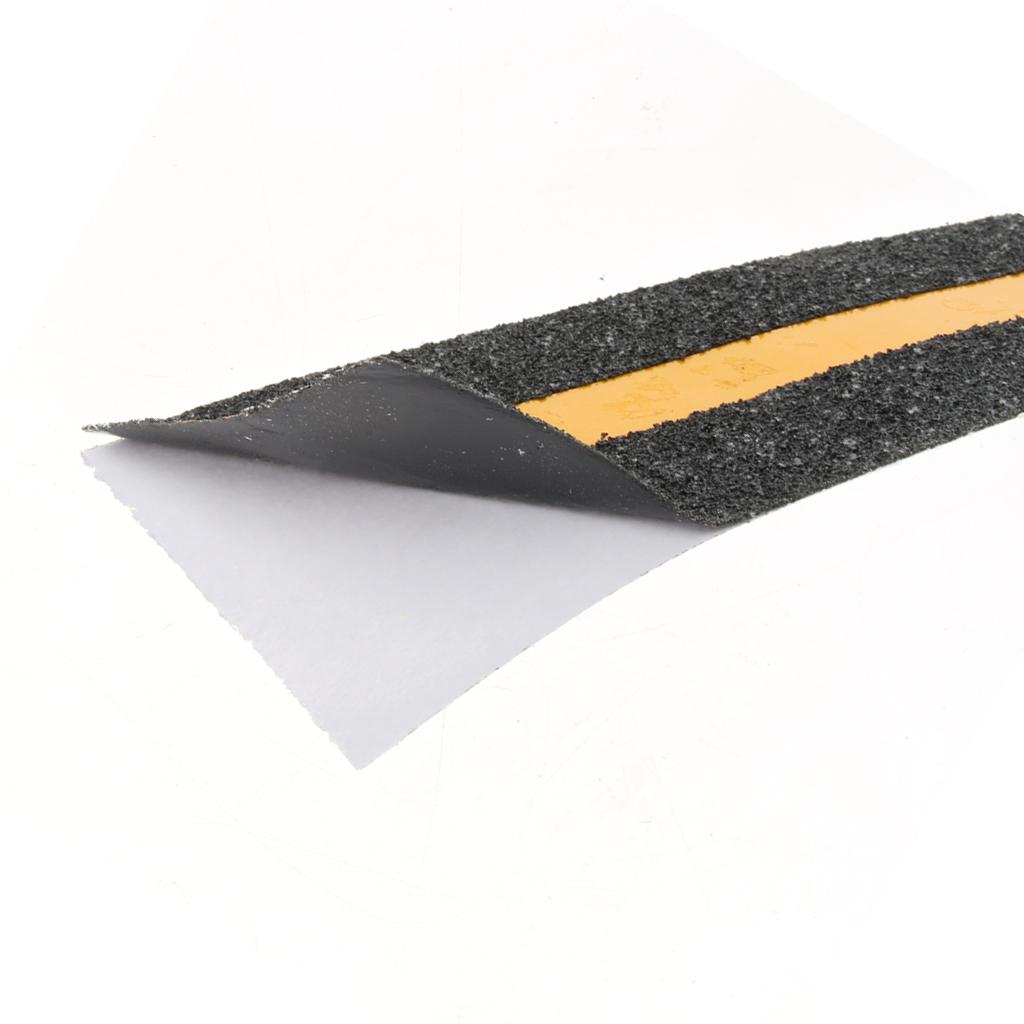 Abrasive Adhesive Tape Anti Slip Safety Tape Non Skid Stair Step Grip Boat Black with reflective