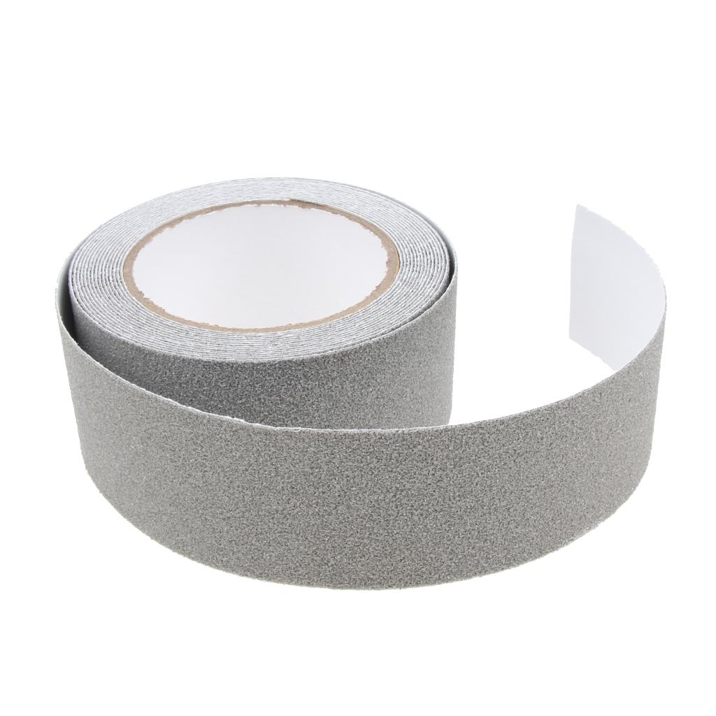 Abrasive Adhesive Tape Anti Slip Safety Tape Non Skid Stair Step Grip Boat Dark Grey