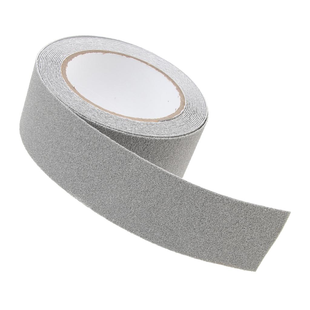 Abrasive Adhesive Tape Anti Slip Safety Tape Non Skid Stair Step Grip Boat Dark Grey