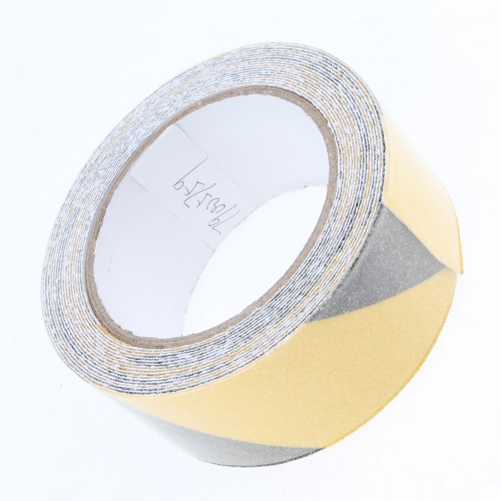 Abrasive Adhesive Tape Anti Slip Safety Tape Non Skid Stair Step Grip Boat Yellow and Black