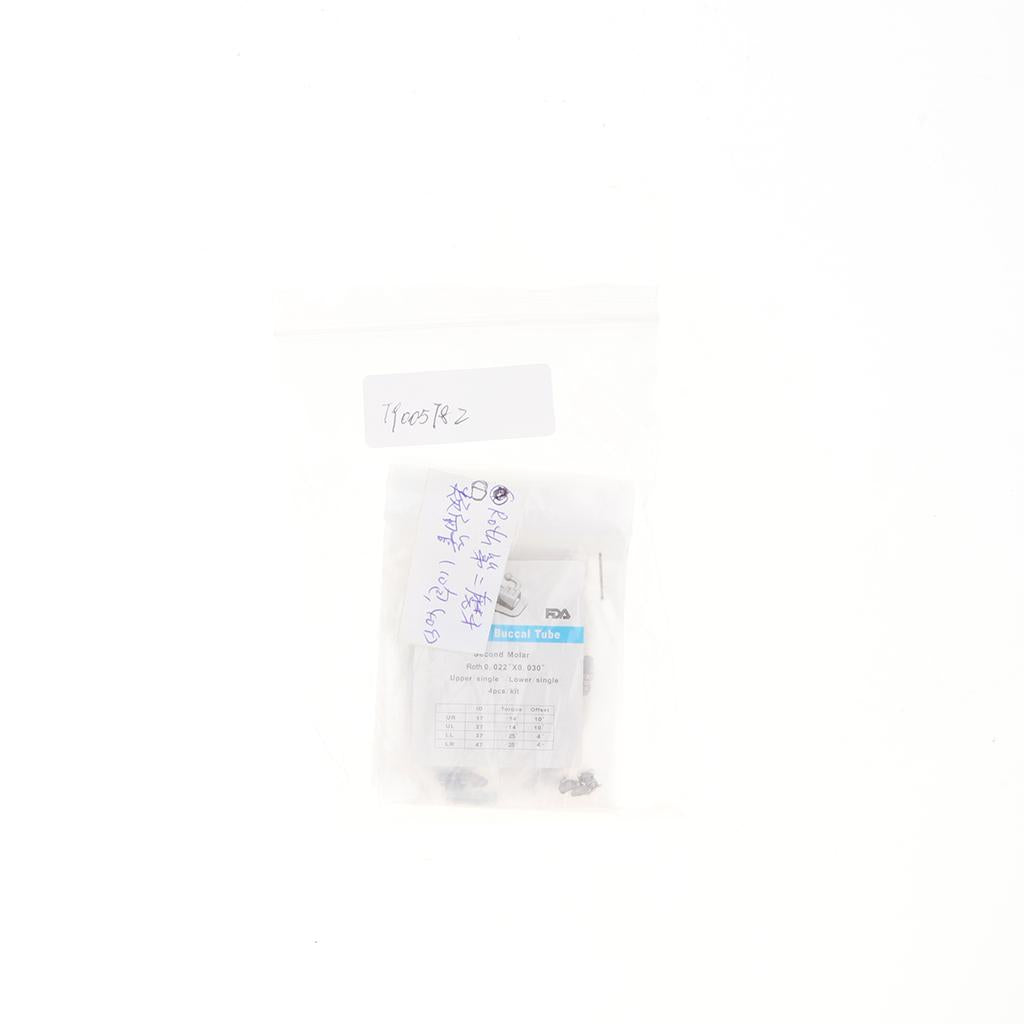 40 Pieces Stainless Steel Roth Second Molar Buccal Tube Pack 17 27 37 47
