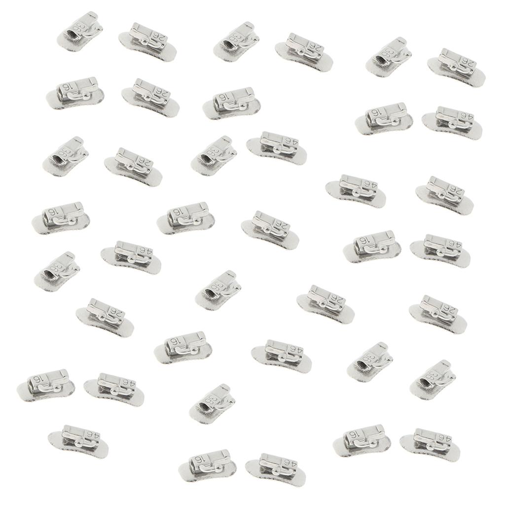 40 Pieces Stainless Steel MBT Type First Molar Buccal Tube Pack 16 26 36 46