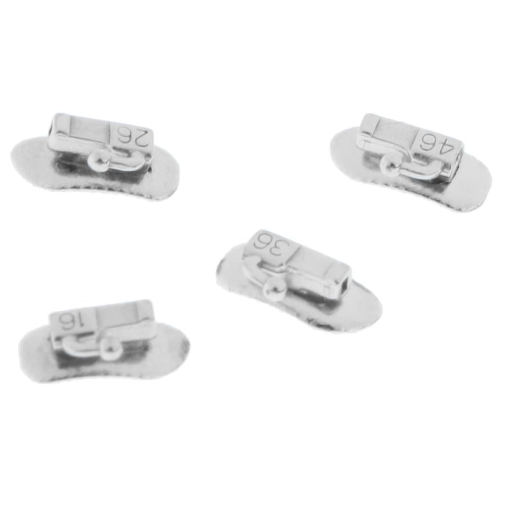 40 Pieces Stainless Steel Edgewise First Molar Buccal Tube Pack 16 26 36 46