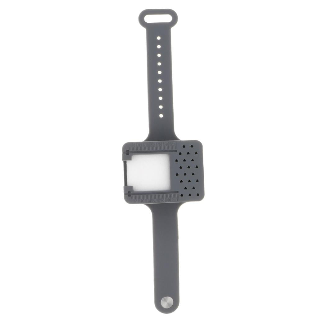 Dental Wrist Measuring Stand Block Endodontic Files Holder Ruler Tool Grey