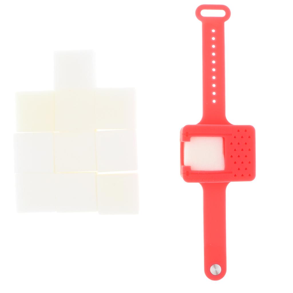 Dental Wrist Measuring Stand Block Endodontic Files Holder Ruler Tool Red