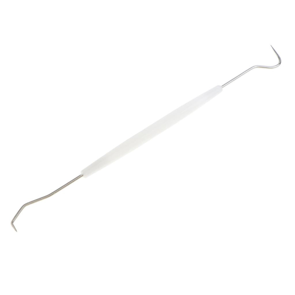 100Pcs Sterilized Disposable Dental Probe Double End Explorer Plastic Handle