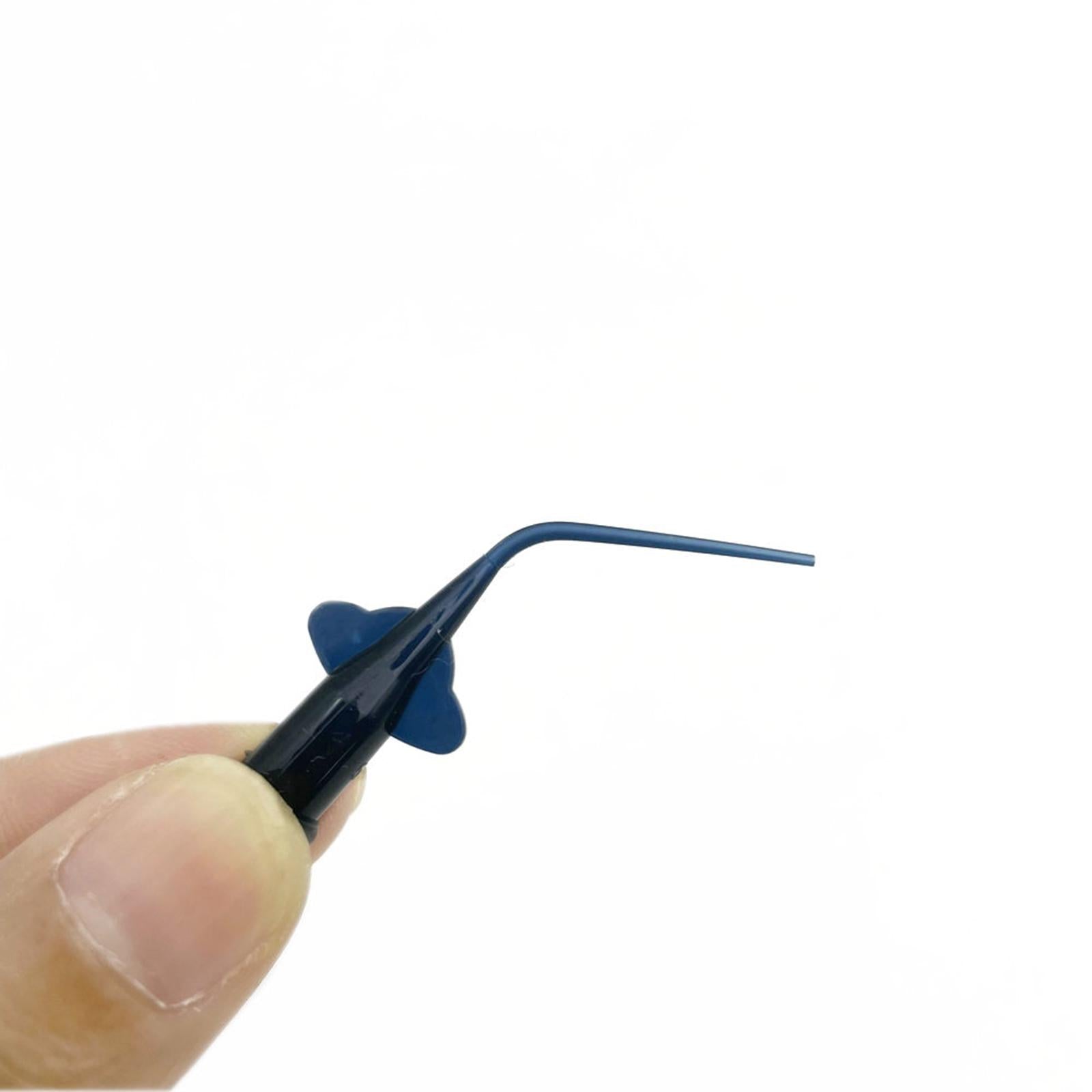 25Pcs Blue Disposable Dental Irrigation Syringe Tip Dentist Materials Tools