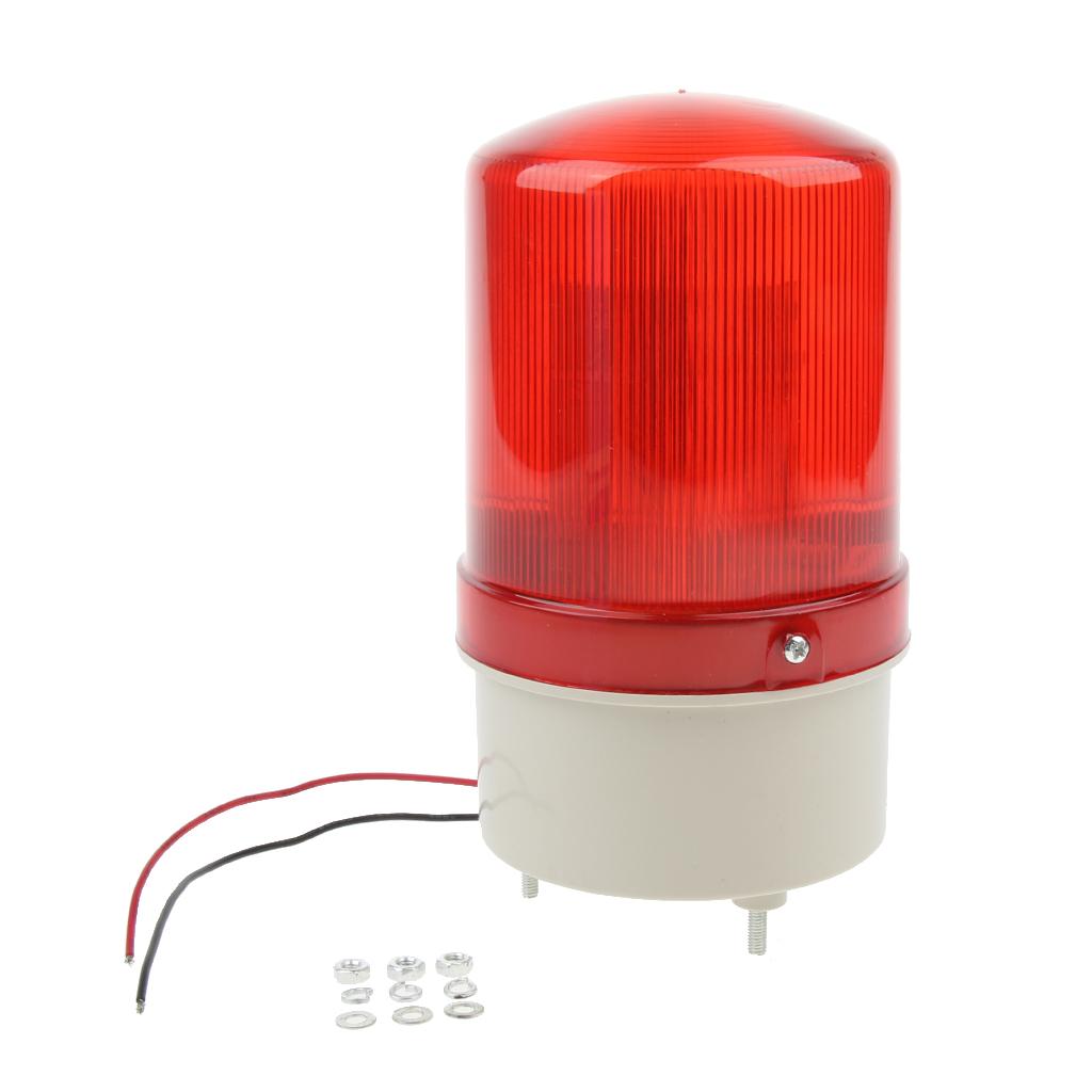 LED Warning Flashing Beacon Warning Light Car Strobe Light DC 24V Silent