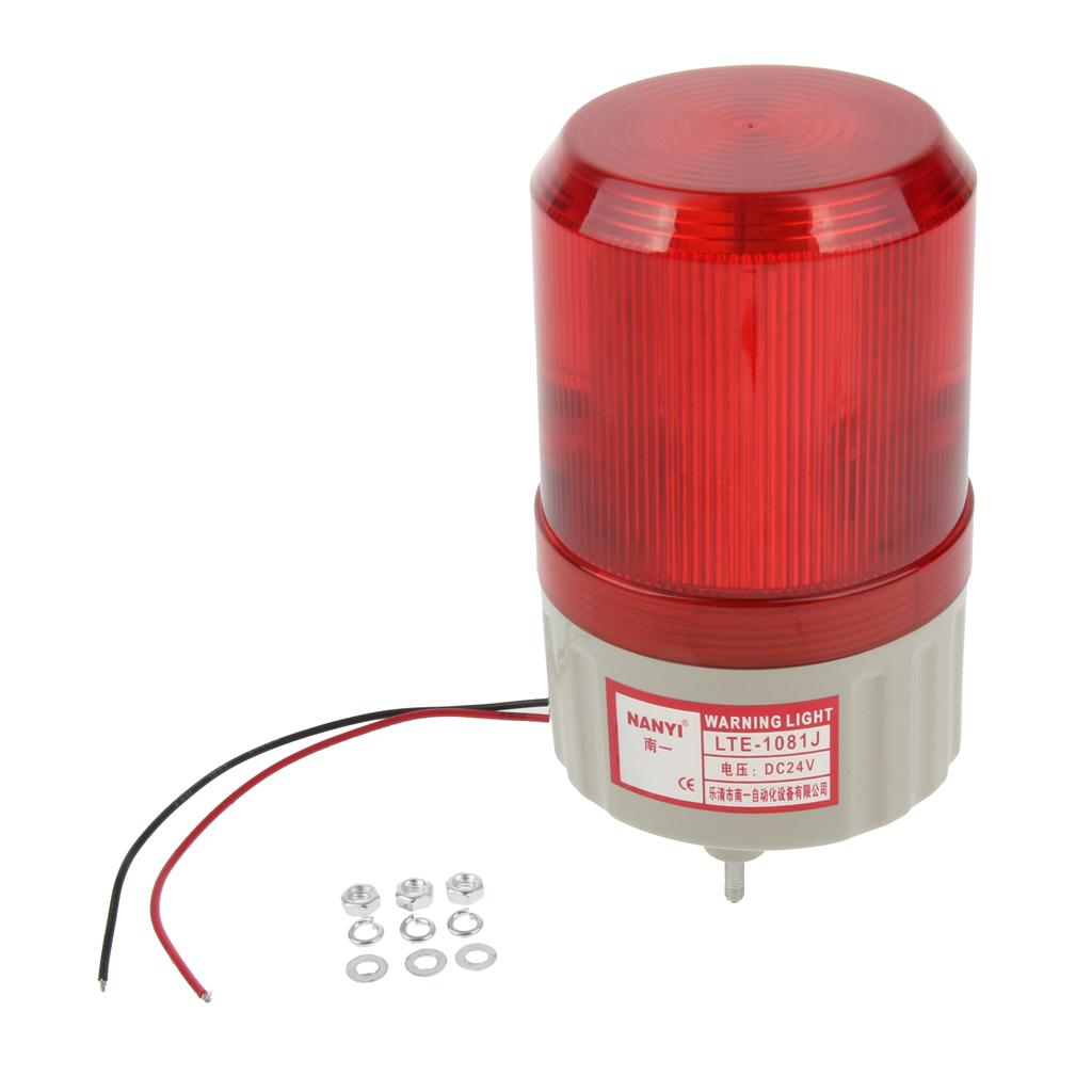 Emergency LED Flashing Strobe Signal Warning Light Lamp Beacon Workshop Red