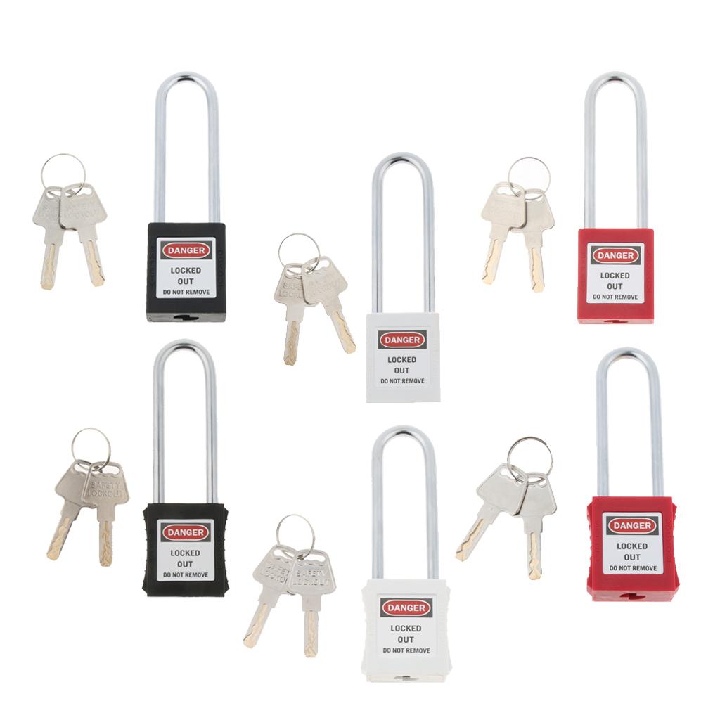 Safety Lockout Padlock Keyed Different PA and Stainless Steel with 2 Keys