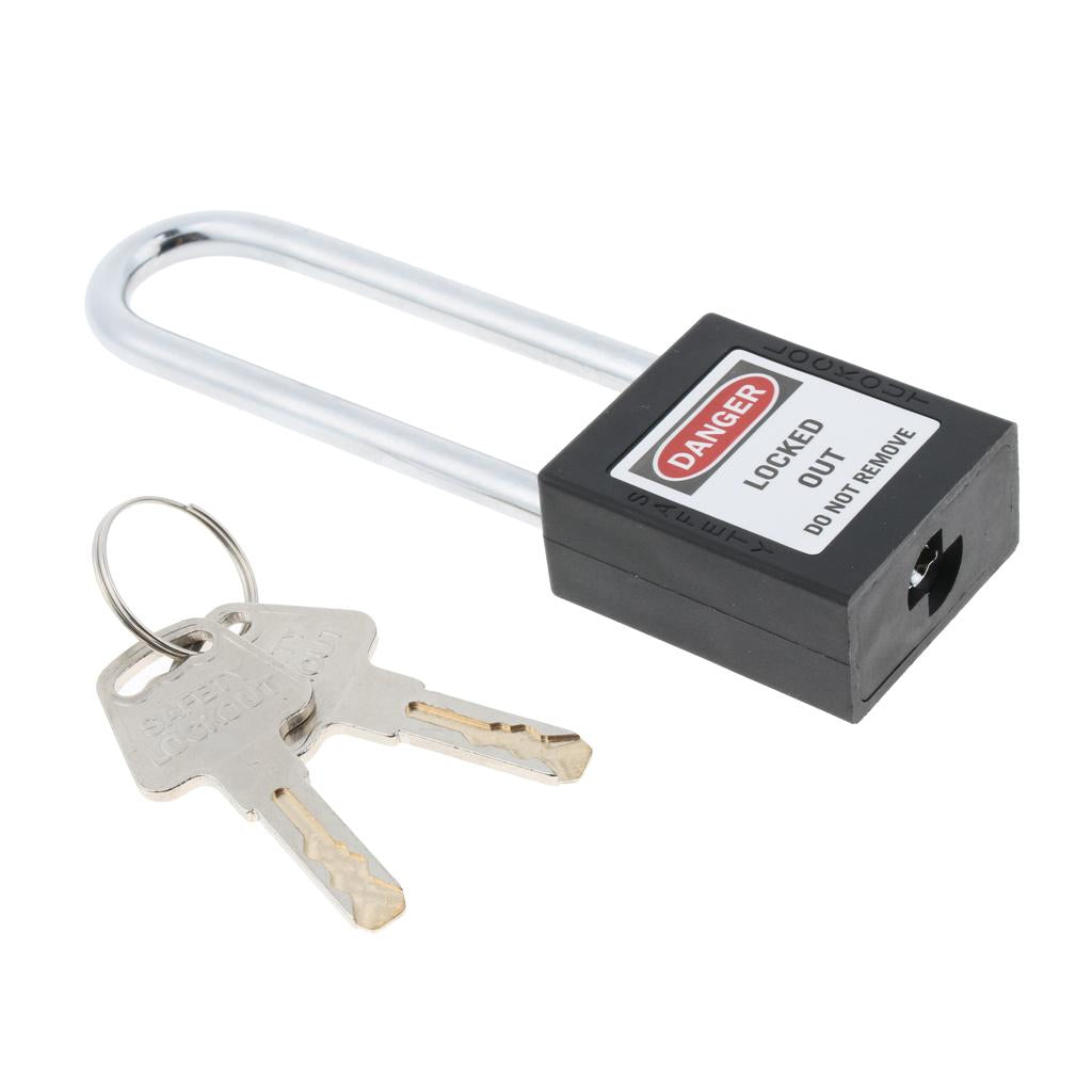 Safety Lockout Padlock Keyed Different PA and Stainless Steel with 2 Keys