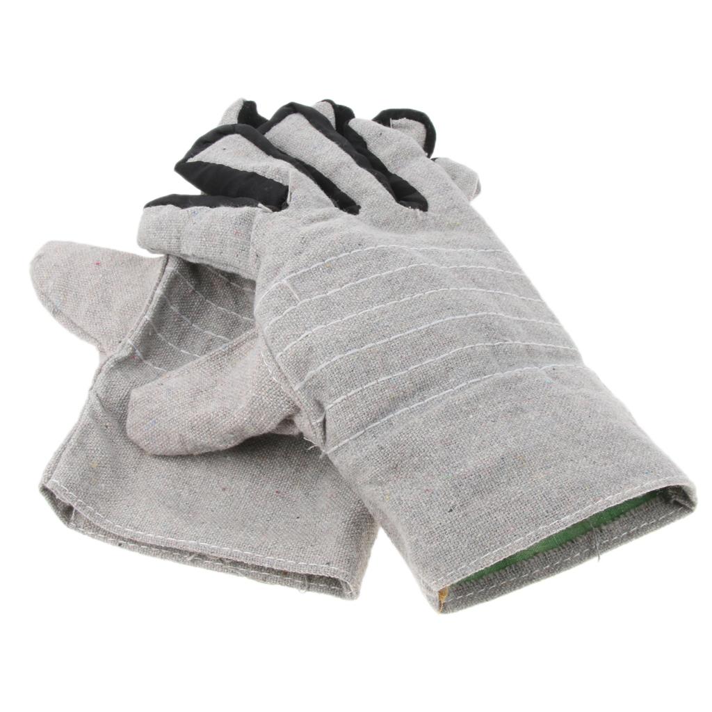 Canvas Safety Work Protective Gloves for Welding Workshop Carrying Repair