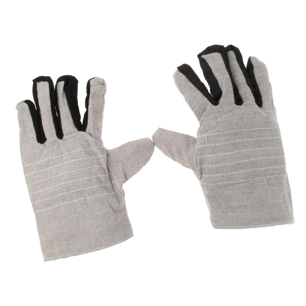 Canvas Safety Work Protective Gloves for Welding Workshop Carrying Repair