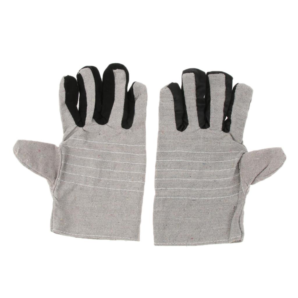 Canvas Safety Work Protective Gloves for Welding Workshop Carrying Repair