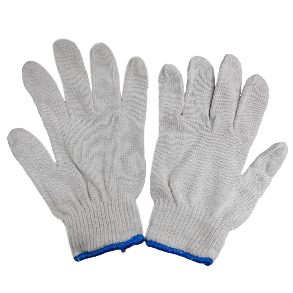 Cotton Thread Labor Protection Work Gloves Welding Gloves Carrying Non-skid A