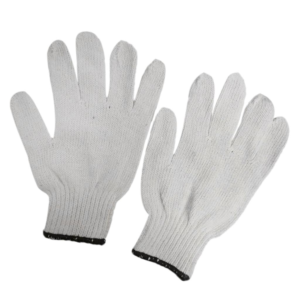 Cotton Thread Labor Protection Work Gloves Welding Gloves Carrying Non-skid C