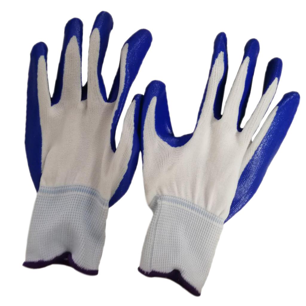 Seamless Nylon Knit Nitrile Coated Work Gloves, Garden Gloves, Multi Purpose A