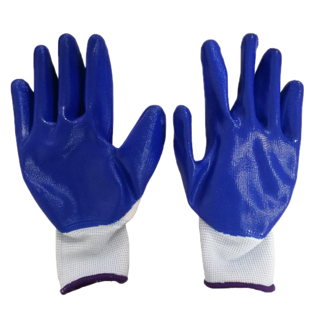 Seamless Nylon Knit Nitrile Coated Work Gloves, Garden Gloves, Multi Purpose C