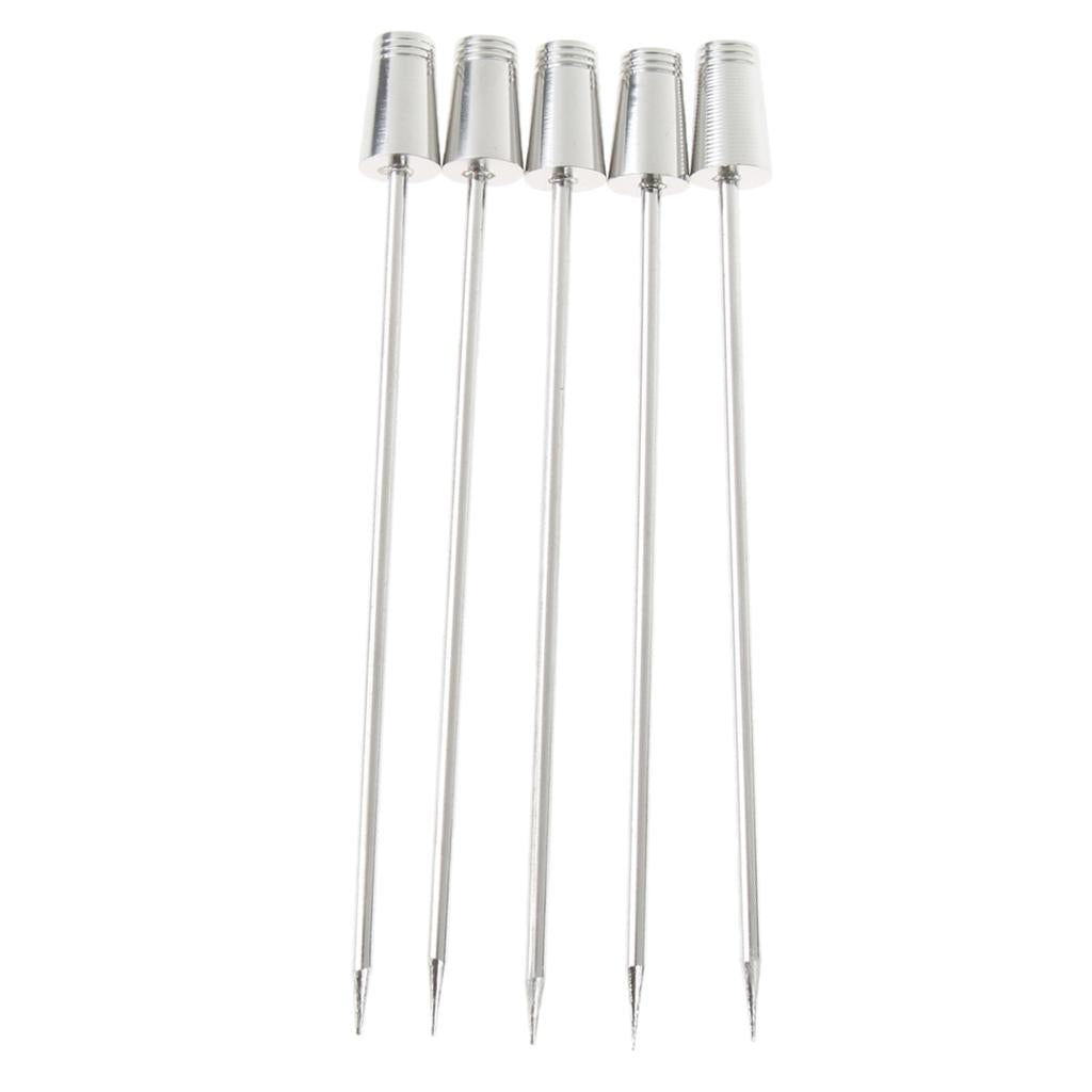 1Pc Stainless Steel Cocktail Pick Fruit Stick Martini Picks Home Bar Tool 3