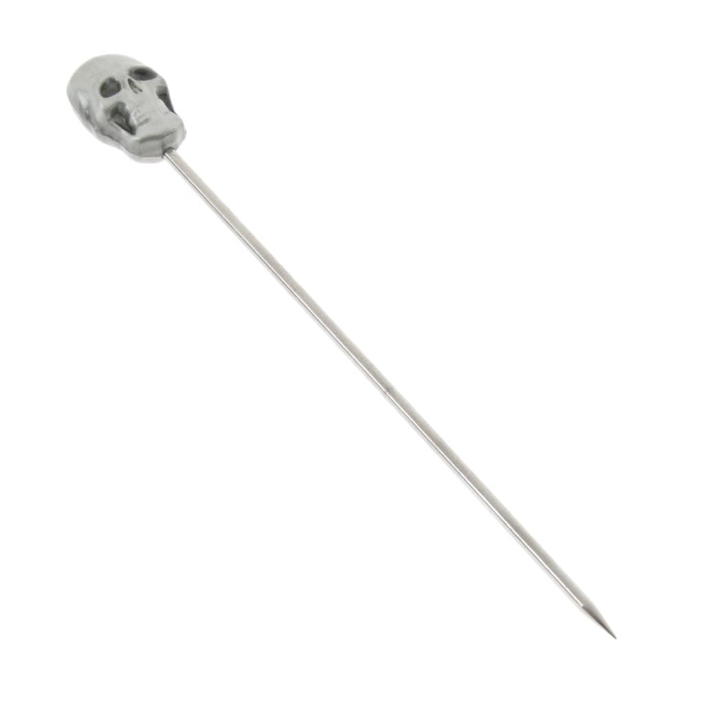 1Pc Stainless Steel Cocktail Pick Fruit Stick Martini Picks Home Bar Tools D