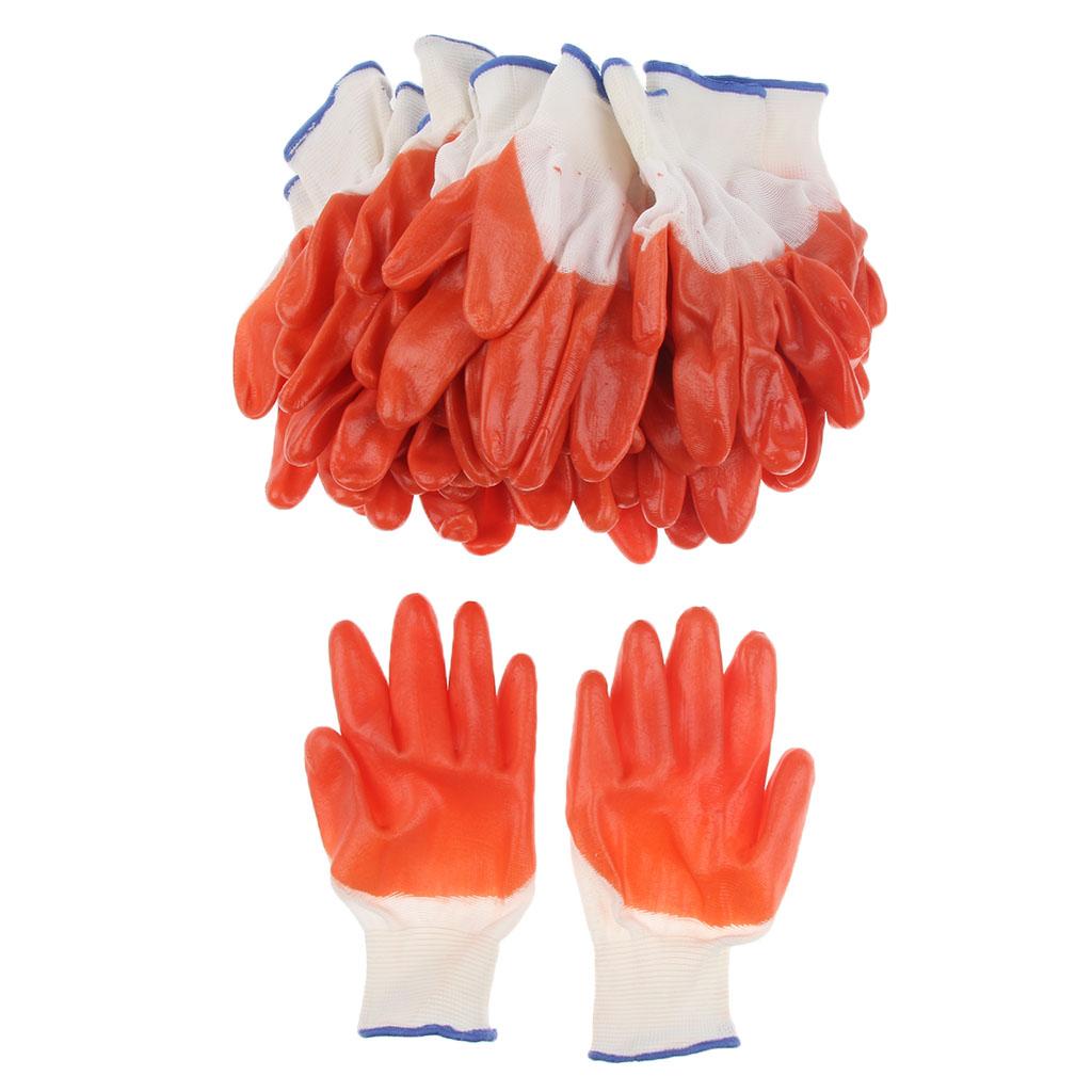 All Hand Coating Natural Rubber Glove Hand Protection 200mm 12Pairs