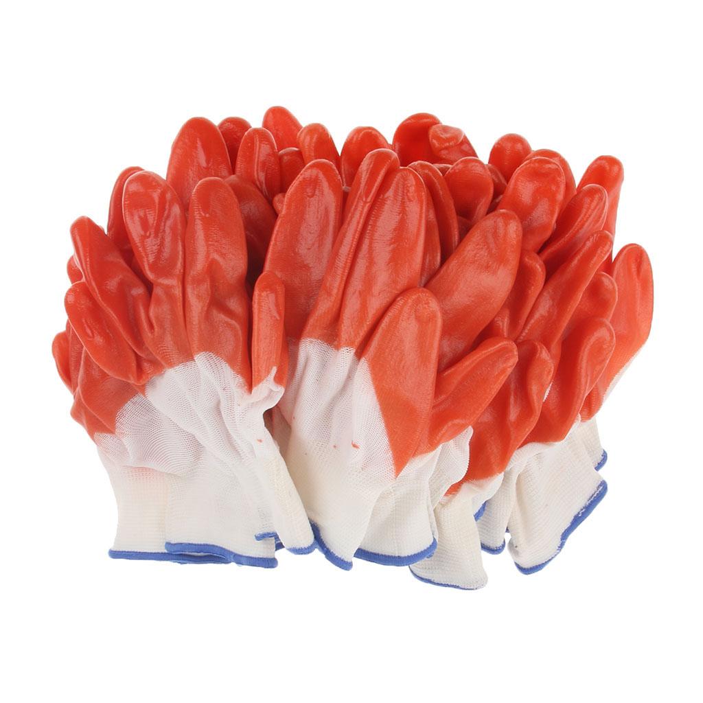 All Hand Coating Natural Rubber Glove Hand Protection 200mm 12Pairs