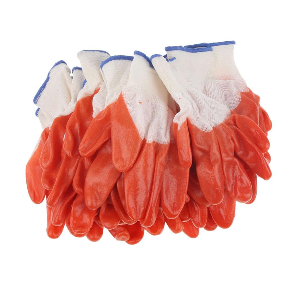 All Hand Coating Natural Rubber Glove Hand Protection 200mm 12Pairs