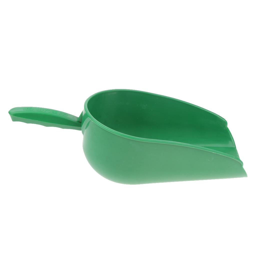 Medium Green Thick Pet Food Dry Food Scoop Plastic Feed Fodder Tool Shovel