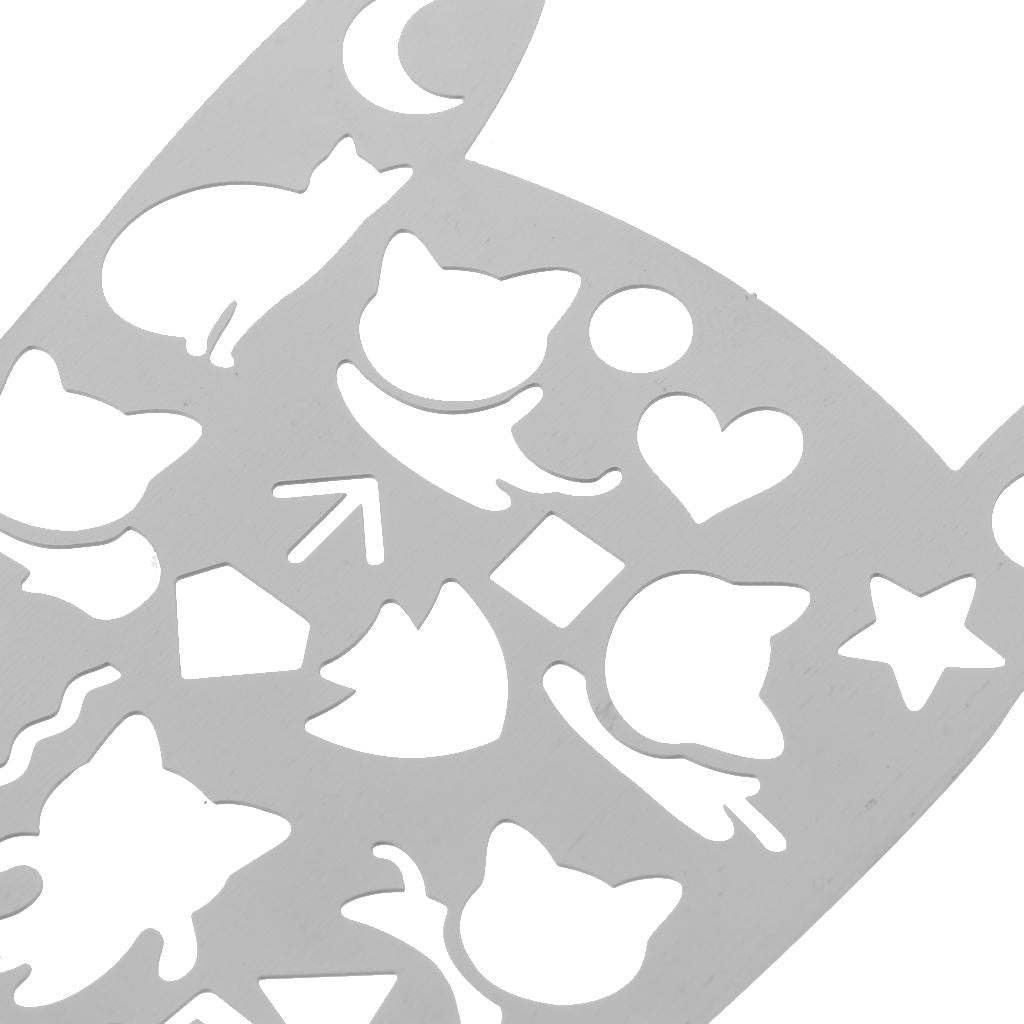 Cute Hollow Drawing Template Painting Stencils for Art Craft/DIY Album Type1