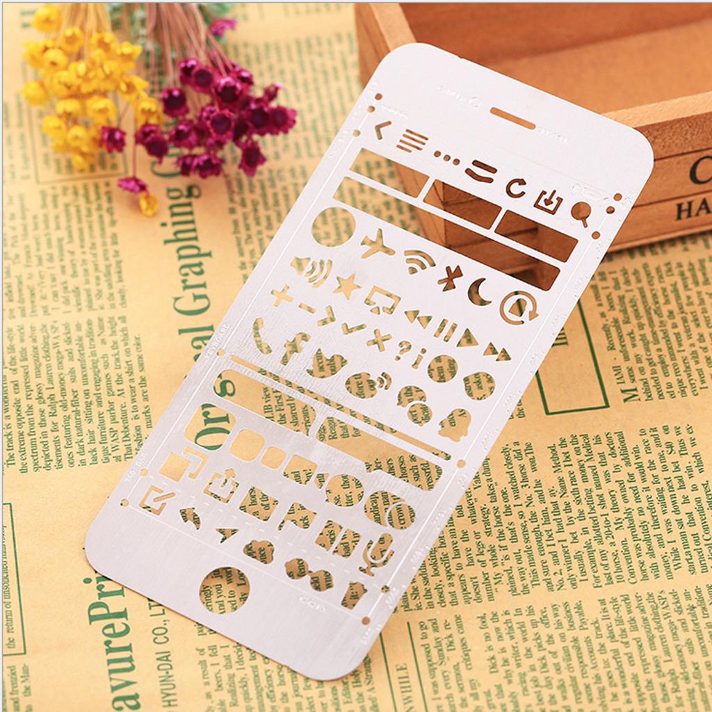 Cute Hollow Drawing Template Painting Stencils for Art Craft/DIY Album Type6