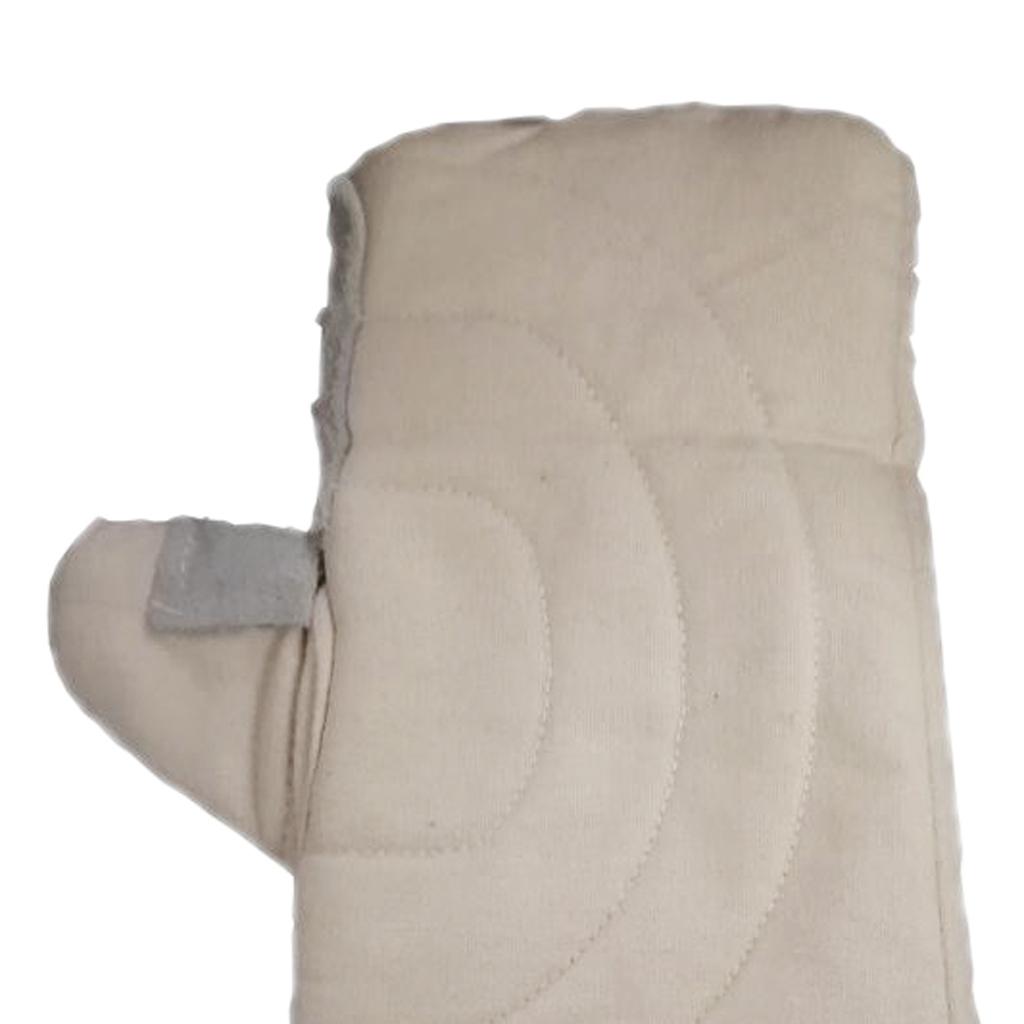 1Pair Heat Resistant Gloves Kitchen BBQ Oven Cooking Mitts 40cm
