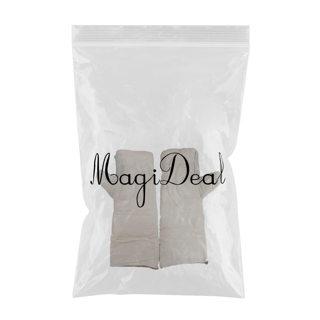 1Pair Heat Resistant Gloves Kitchen BBQ Oven Cooking Mitts 40cm