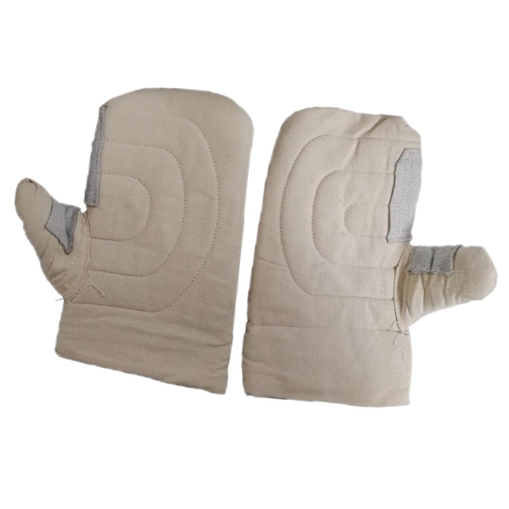 572℉ Kitchen Ove Gloves For BBQ Grilling -resistant Cotton Mitts 26cm