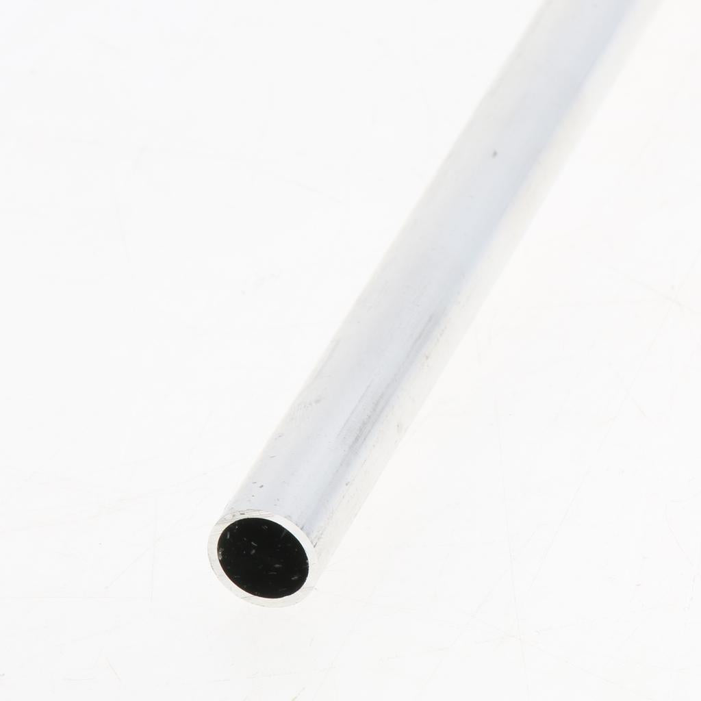 50cm x 6063 Aluminium Alloy Round Tube Pipe Pole Hollow Shaft OD.  10mm