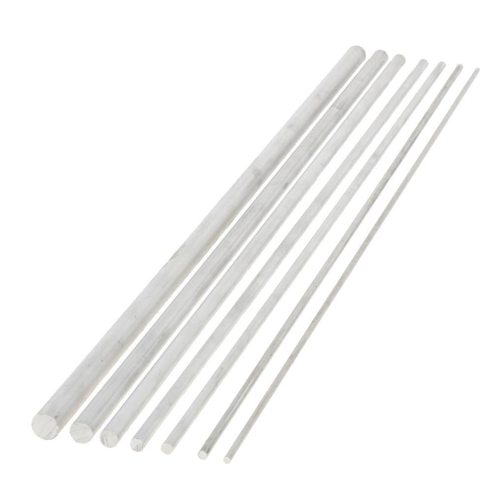 50cm x 6063 Aluminium Alloy Round Solid Rod Bar Shaft, Diam. 3mm