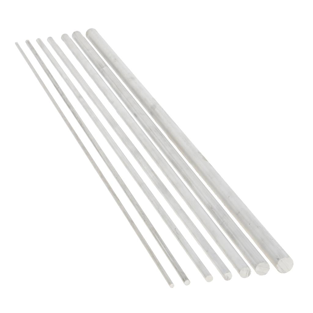 50cm x 6063 Aluminium Alloy Round Solid Rod Bar Shaft, Diam. 3mm