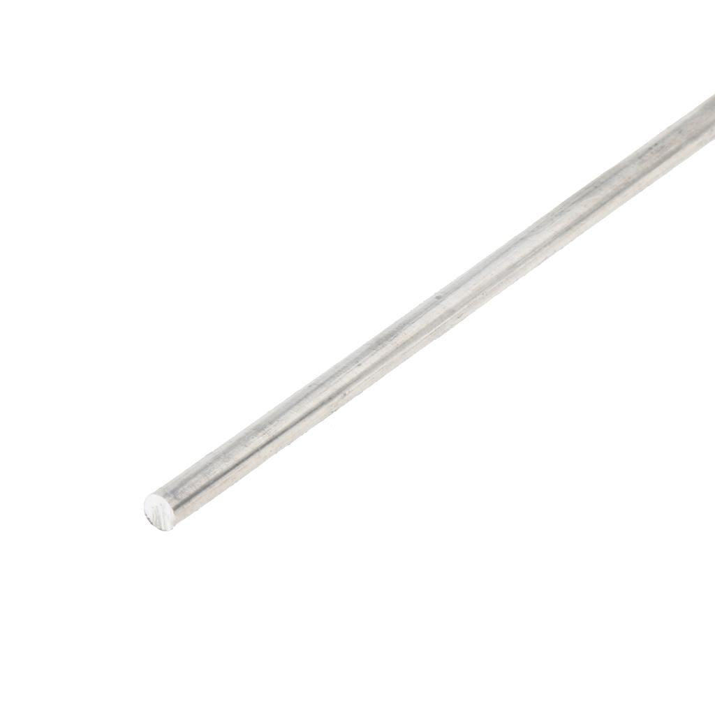 50cm x 6063 Aluminium Alloy Round Solid Rod Bar Shaft, Diam. 4mm