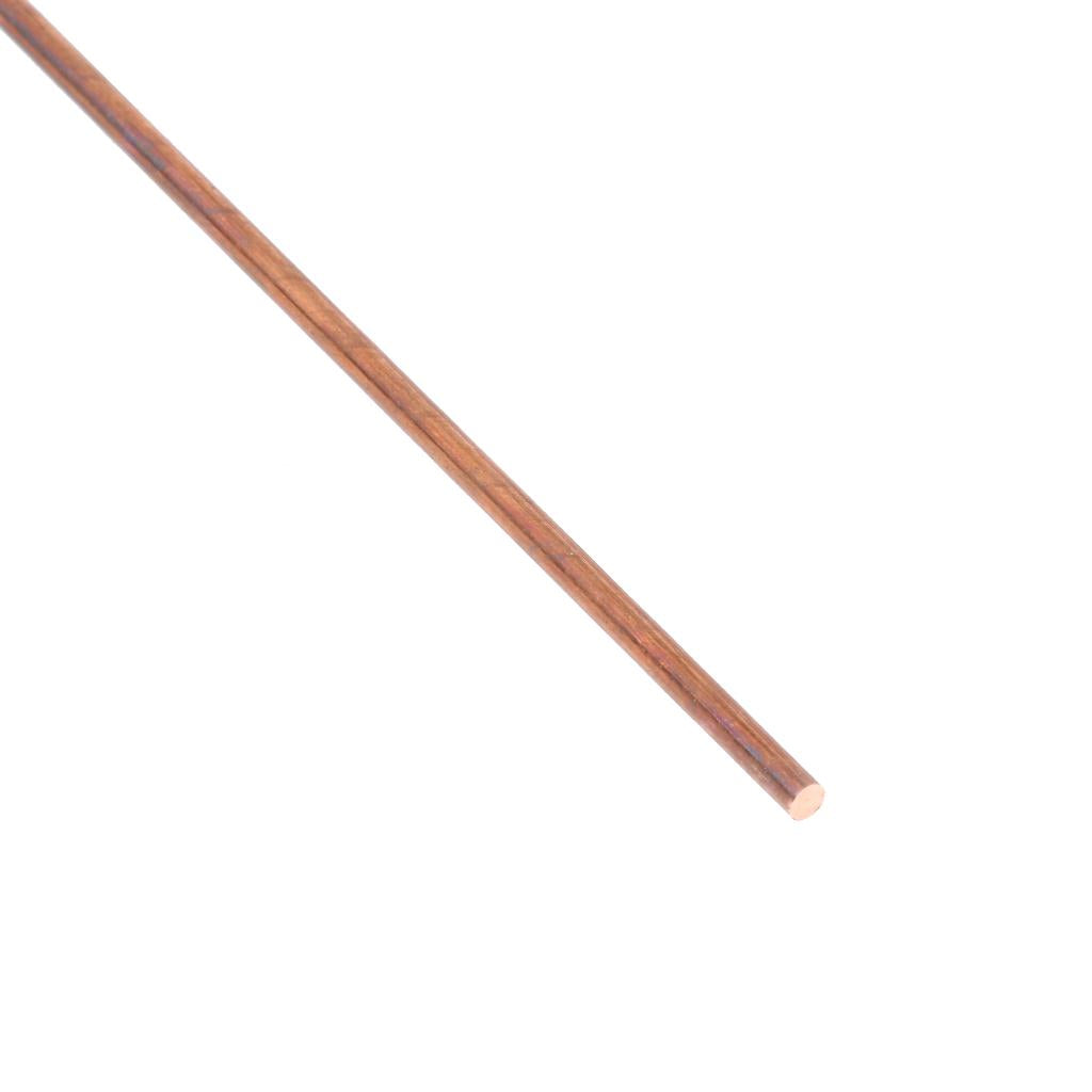 4mm Diameter 500mm Copper Round Bar Rod for Milling Welding Metalworking