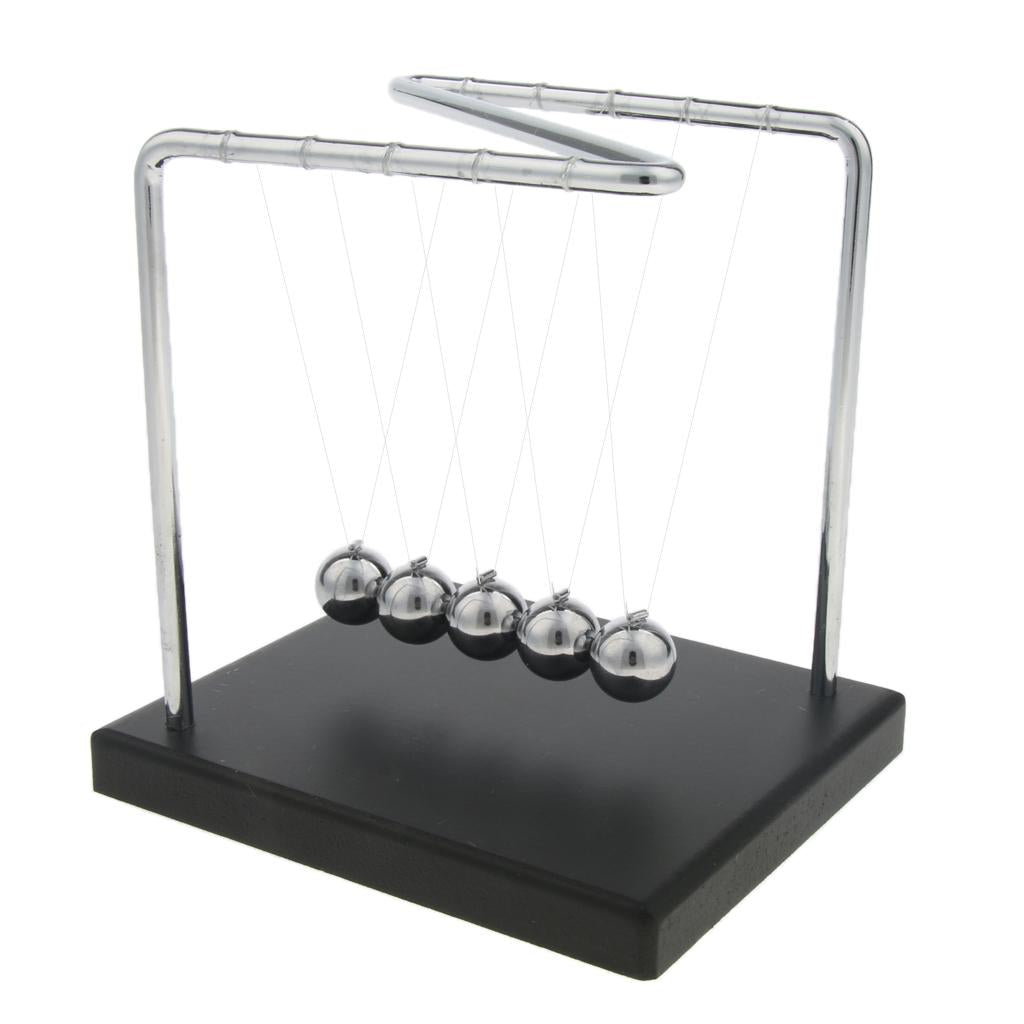 Newton's Cradle Steel Balance Ball Physics Science Pendulum Toy Desk Decor