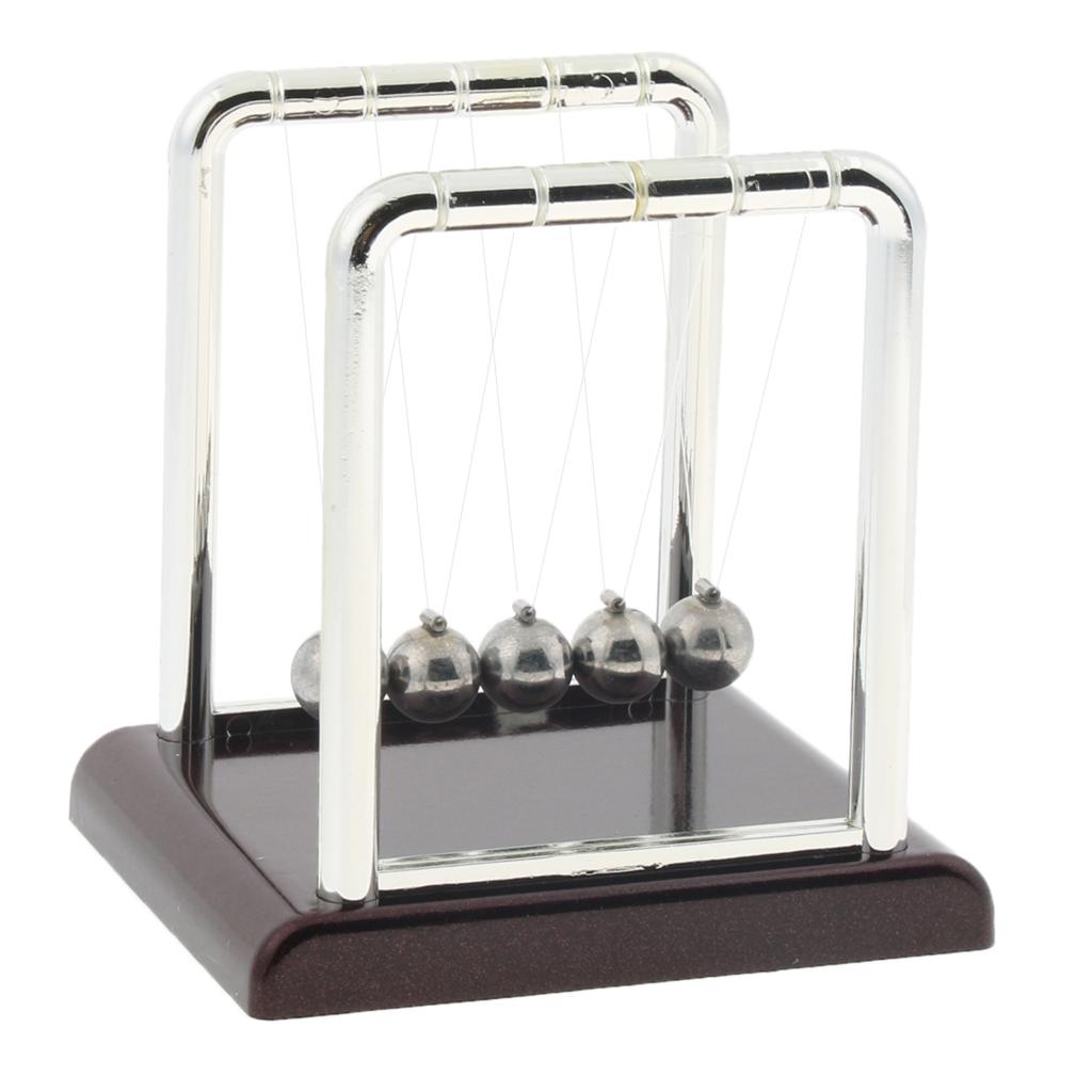 Square Newton's Cradle Balance Balls Physics Science Pendulum Toy Large