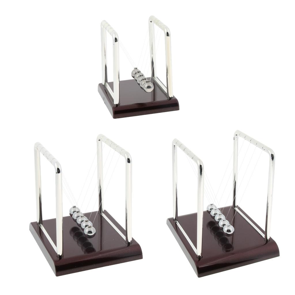 Square Newton's Cradle Balance Balls Physics Science Pendulum Toy Large