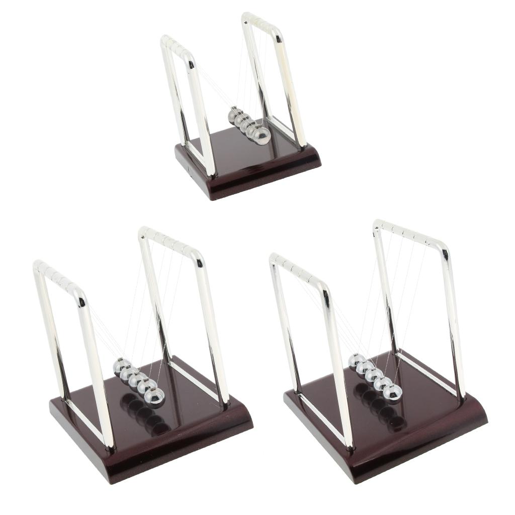 Square Newton's Cradle Balance Balls Physics Science Pendulum Toy Large