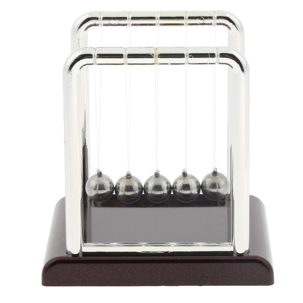 Square Newton's Cradle Balance Balls Physics Science Pendulum Toy Large