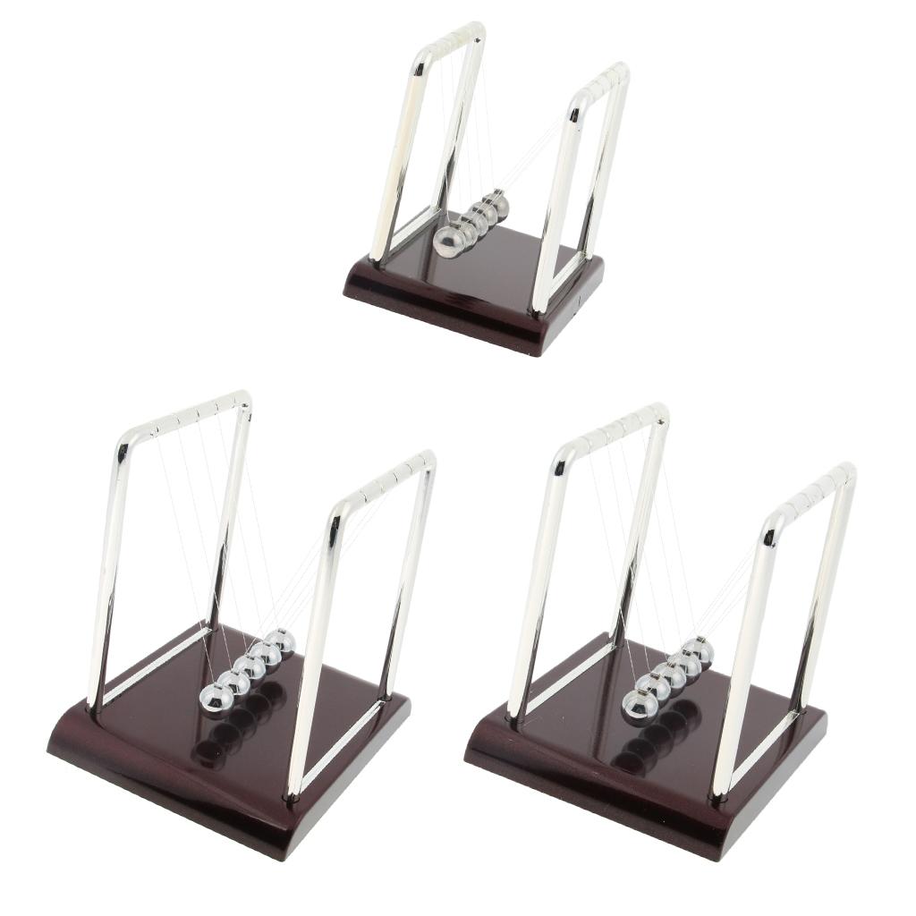 Square Newton's Cradle Balance Balls Physics Science Pendulum Toy Large