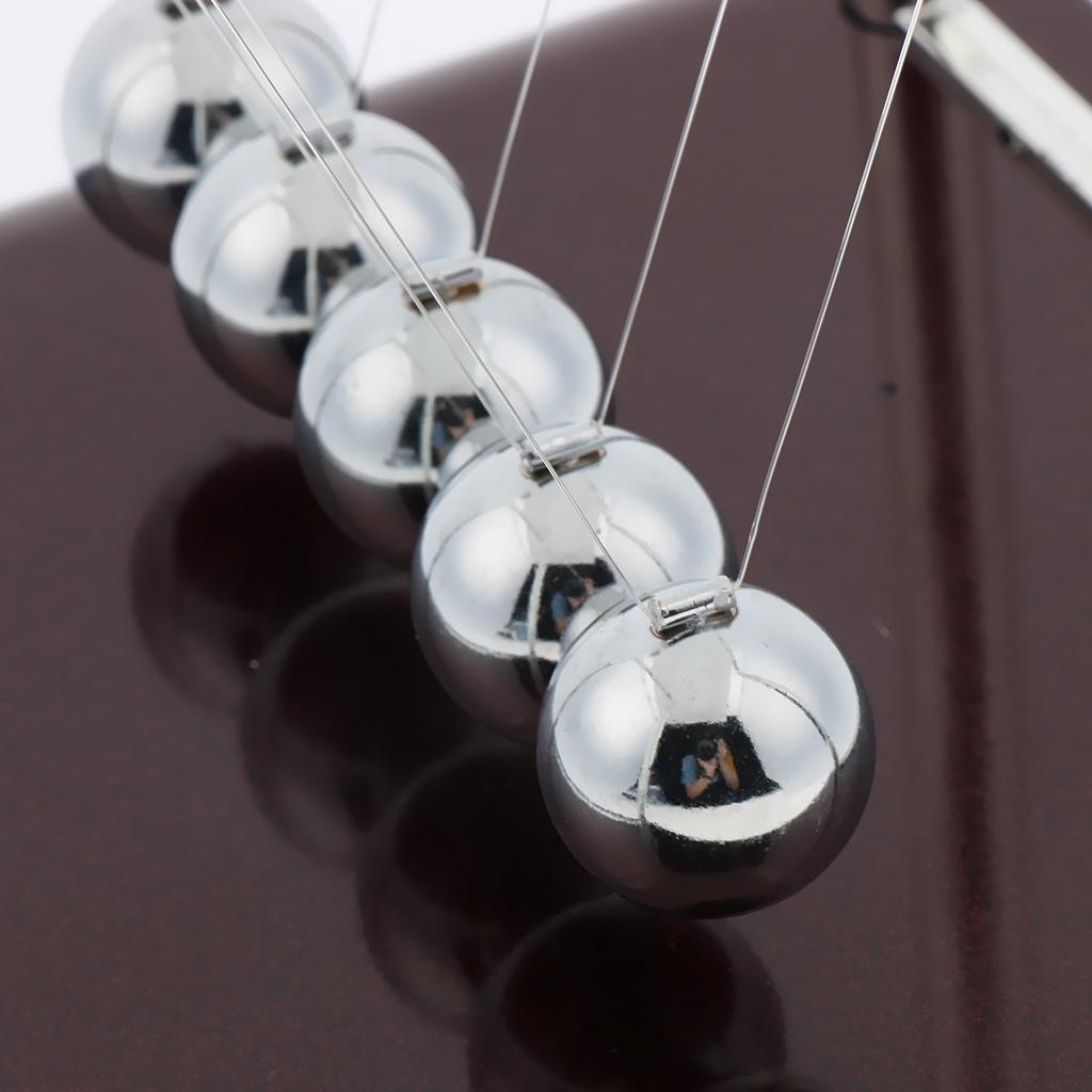 Square Newton's Cradle Balance Balls Physics Science Pendulum Toy Small