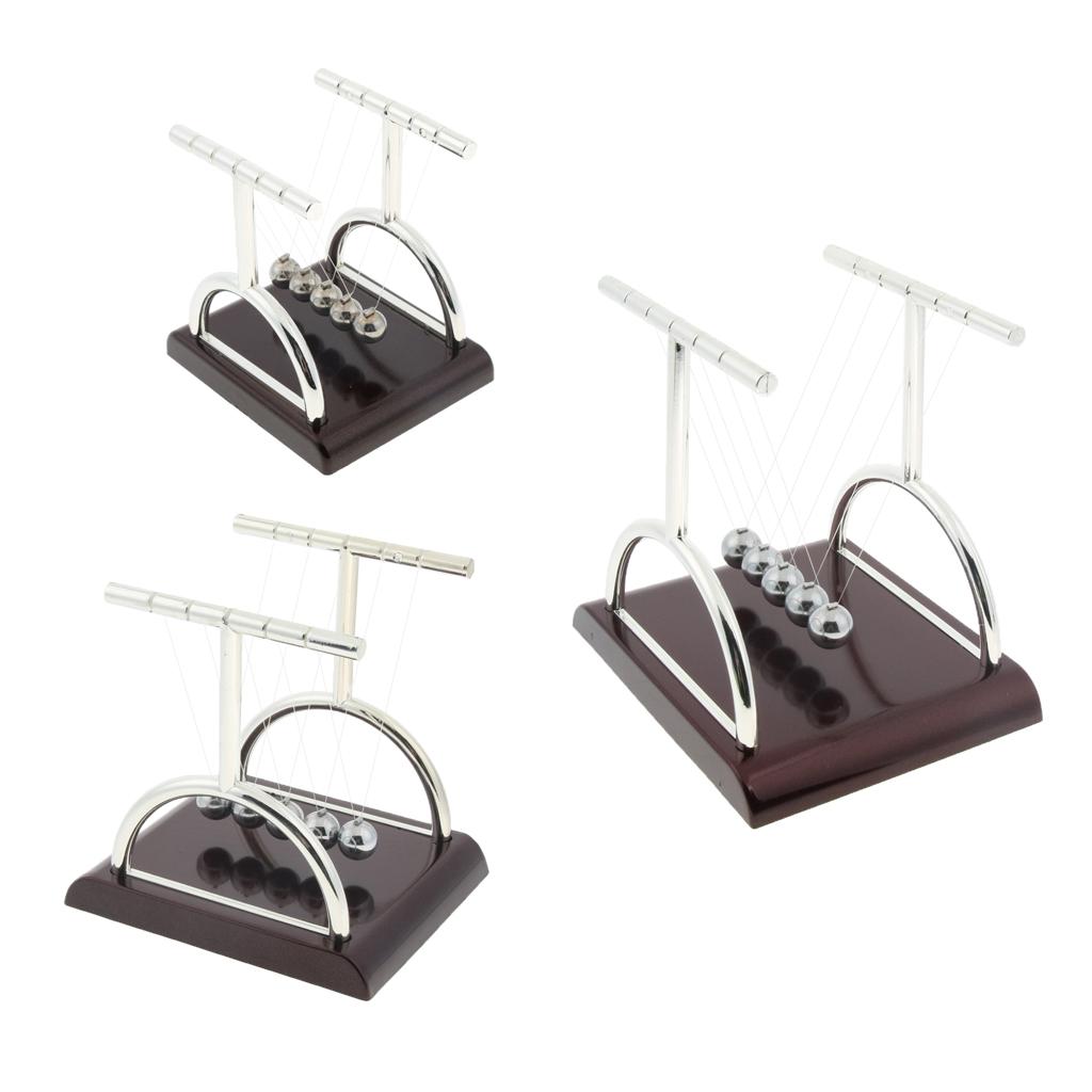 T-shape Newton's Cradle Balance Balls Physics Science Pendulum Toy Large