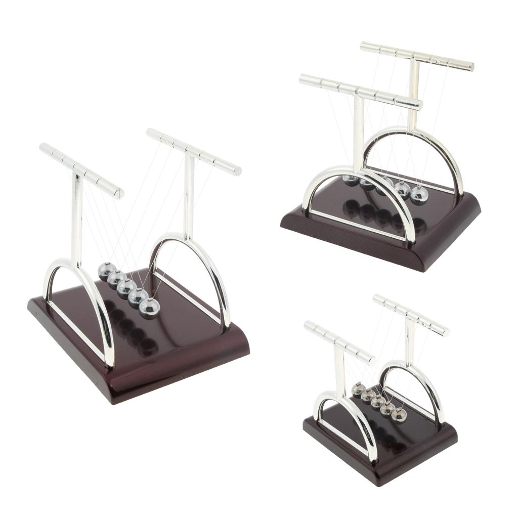 T-shape Newton's Cradle Balance Balls Physics Science Pendulum Toy Large