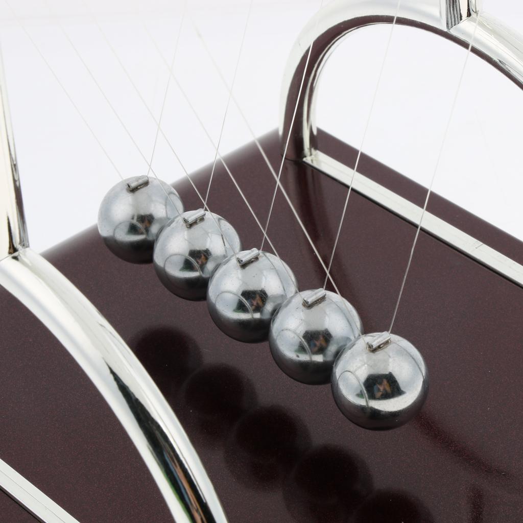 T-shape Newton's Cradle Balance Balls Physics Science Pendulum Toy Small